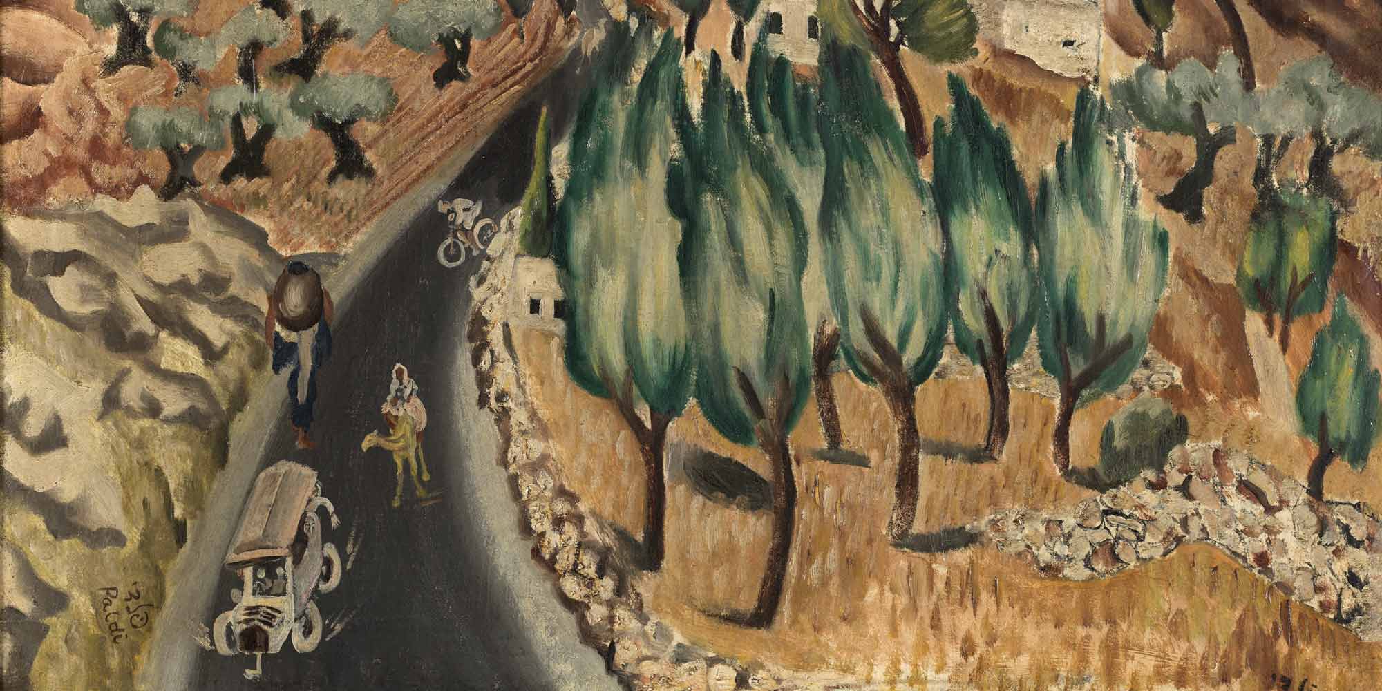 ישראל פלדי, נוף בגליל, 1927-1925 צילום אלעד שריג
